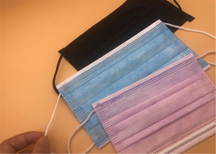 لون مخصص 3 قناع جراحي رقائق استخدام مرة واحدة منع الغبار يسهل حملها