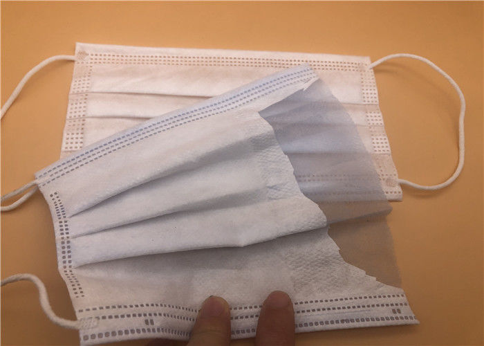 مستشفى قناع طبي يمكن التخلص منه / قناع الوجه للجراح المضاد للحساسية CE FDA